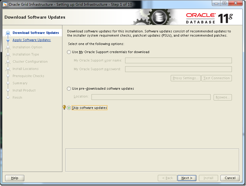sfrac环境安装11.2.0.3.7(gi)