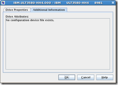 Netbackup detected IBM drives as unusable